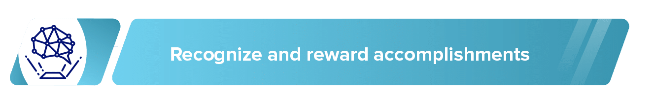 recognize and reward accomplishments banner