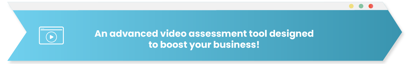 An advanced video assessment tool banner