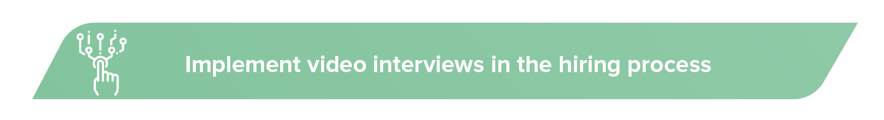 implement video interviews banner