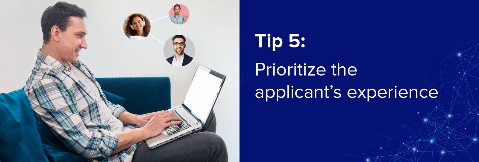 recruiter using a hiring platform