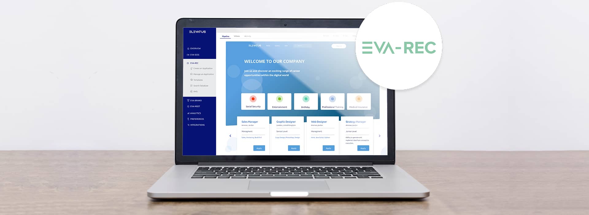 EVA-REC's Applicant Tracking System