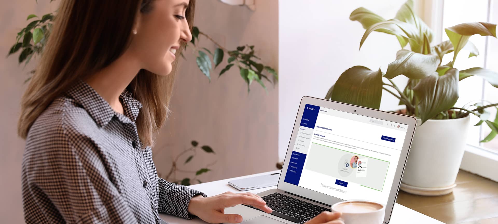 5 Great Ways AI is Transforming Remote Recruitment in 2021 | Elevatus recruiter working with eva-sess software