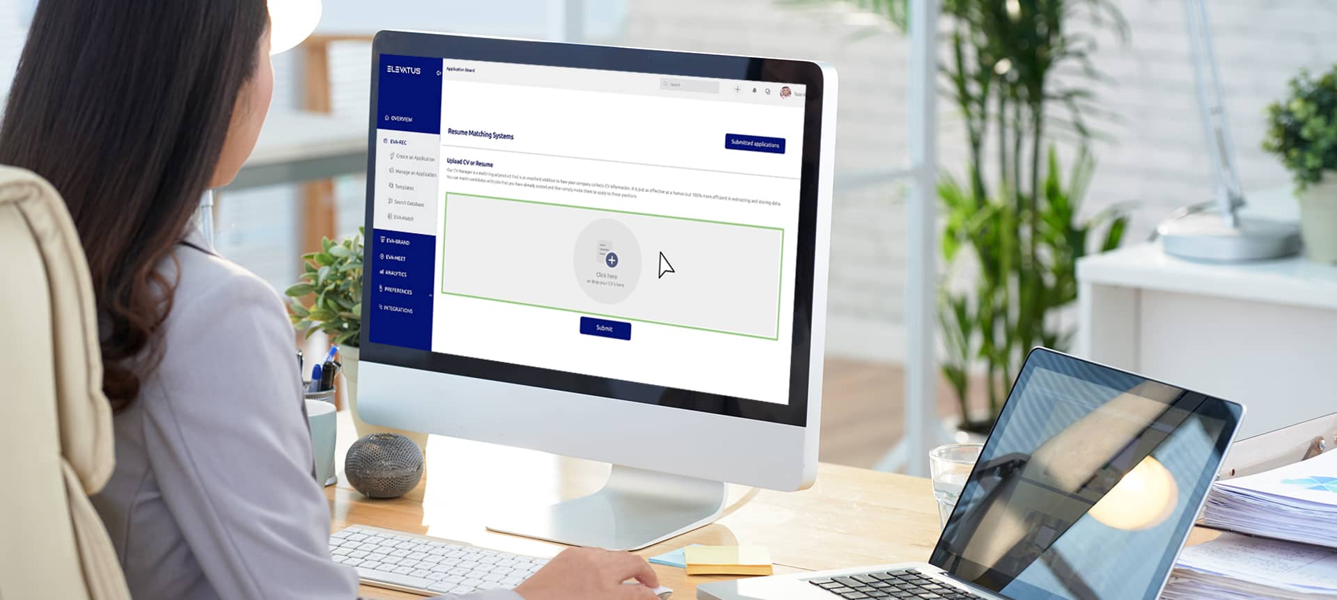 5 Amazing Ways to Get Ready for a Remote Recruitment Market Bounce Back | Elevatus A talent acquisition specialist using the hiring platform EVA-REC