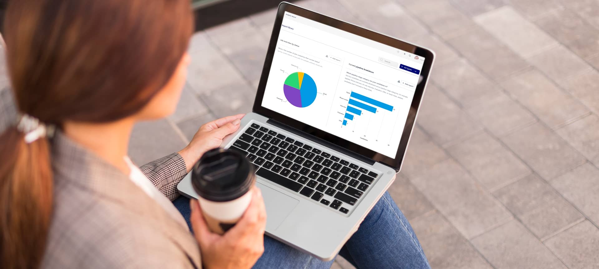 A recruiter looking at BI Analytics on EVA-REC