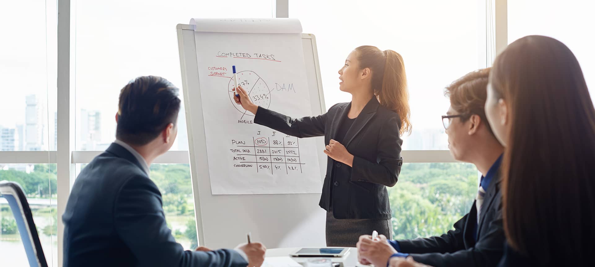 talent acquisition team working together