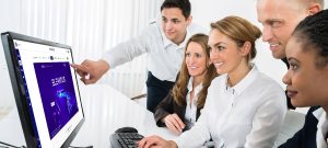 HR Recruiting: 7 Practical Tips to Recruit the Right Talent for Your Company | Elevatus recruiters building a career page with a hiring platform