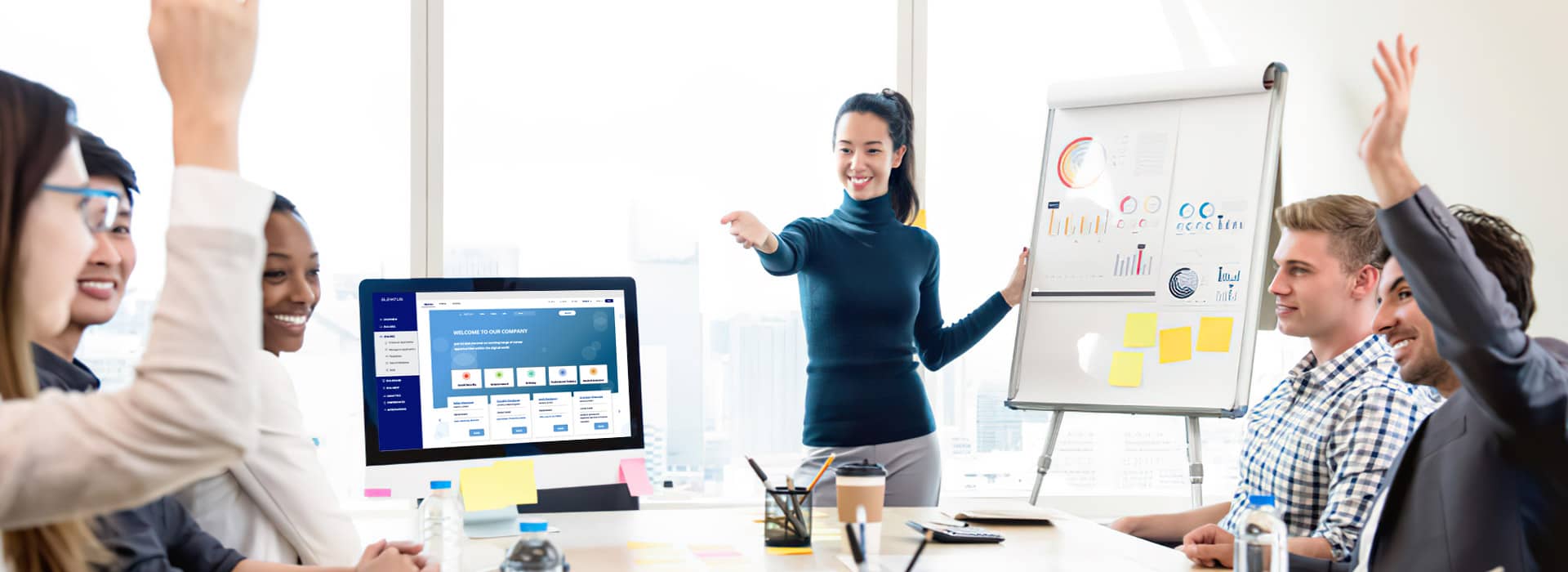 How to Use Recruitment Software to Build an Incredible Winning Workforce | Elevatus a recruiting team posting jobs through recruitment software