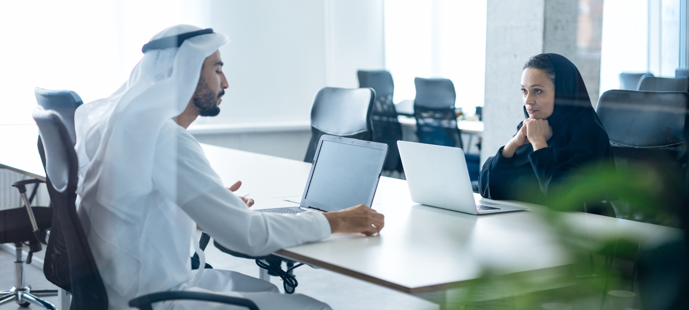 Two recruiters using the top video interview software