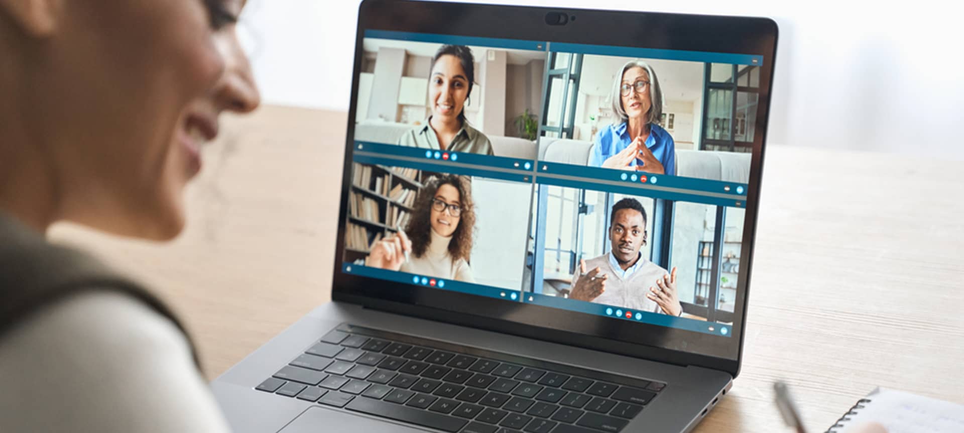 recruiters using a video interviewing software to avoid bias in recruitment