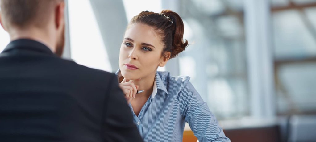 A female recruiter asking for feedback to boost the candidate experience