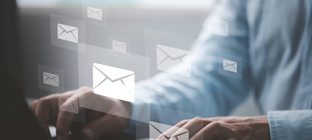 A recruiter sending a rejection email