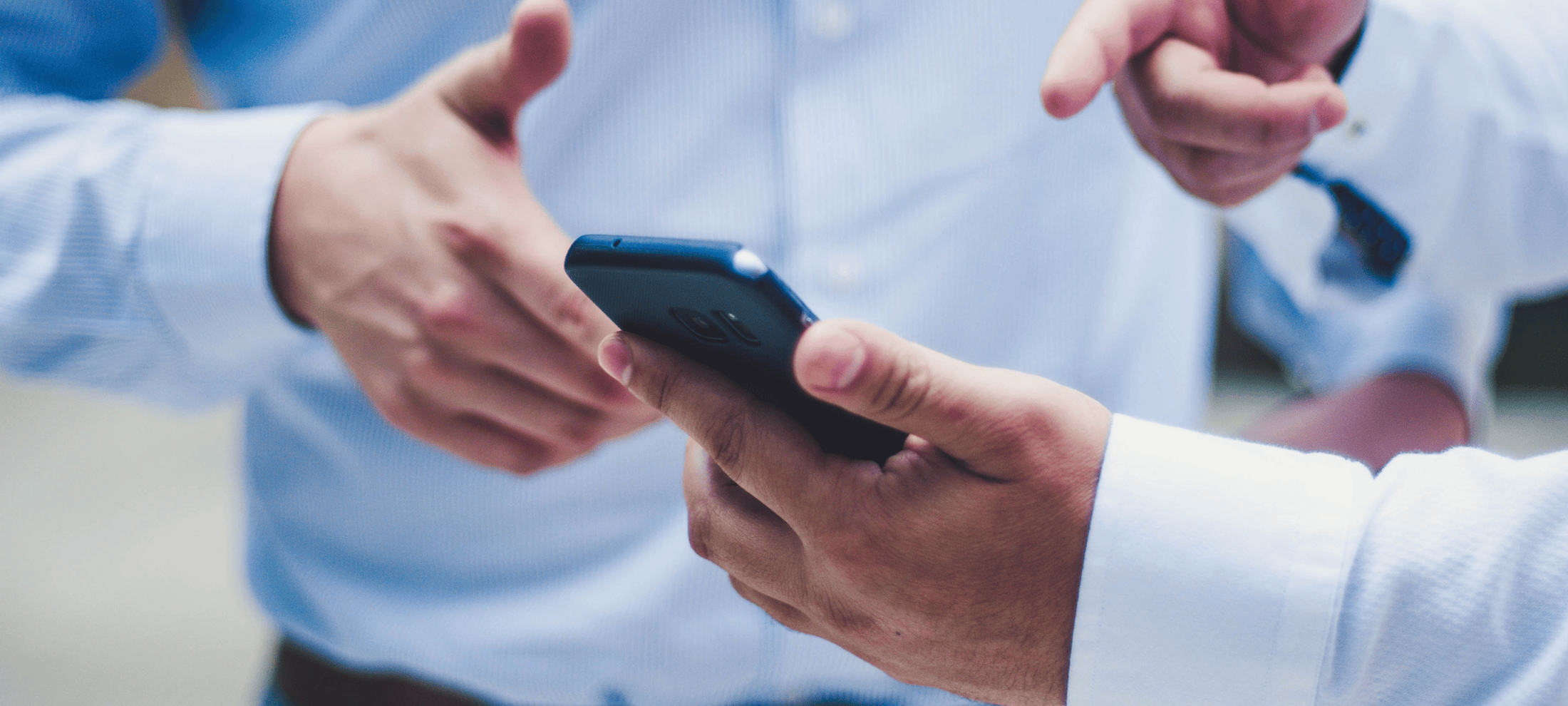 Man in HR discussing collaborative recruitment strategies