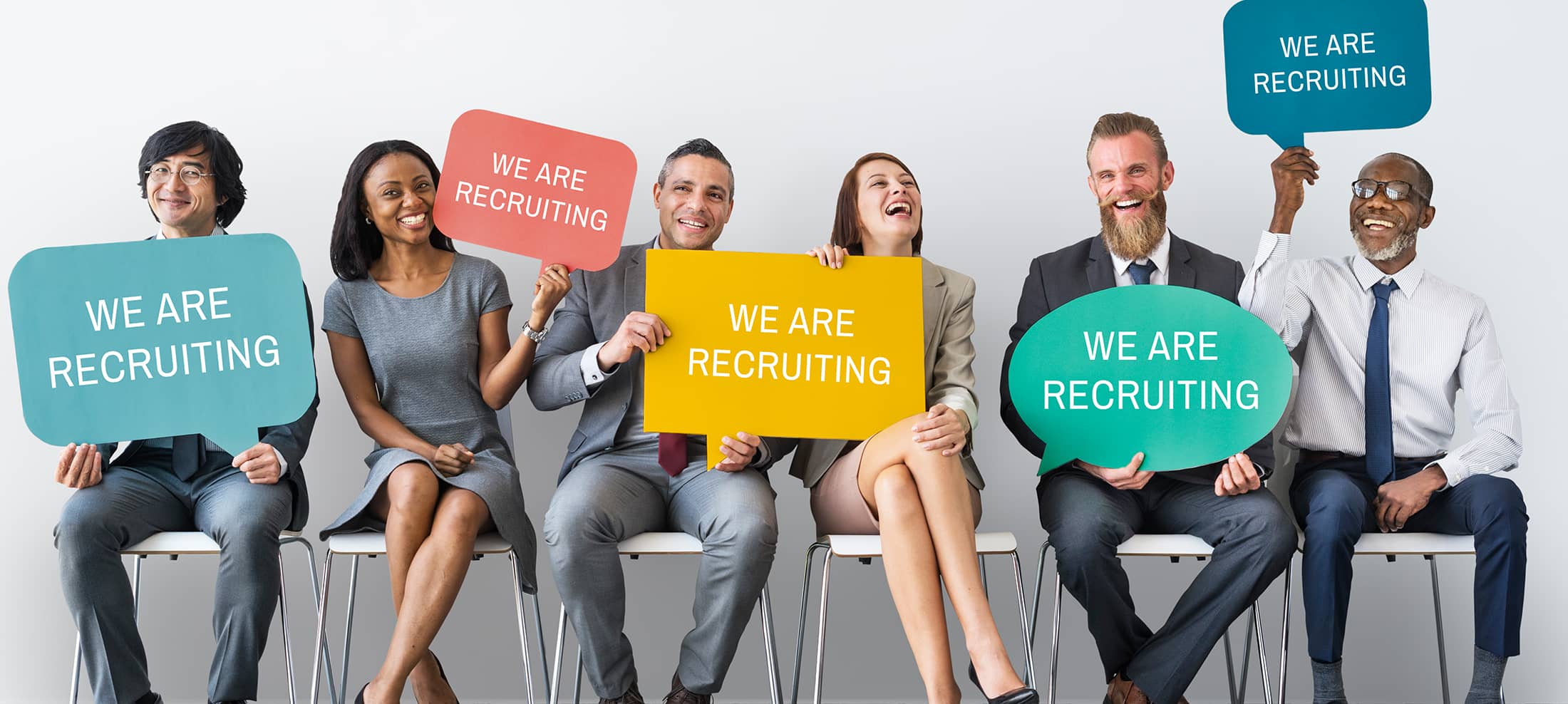 A group of recruiters starting hybrid recruiting