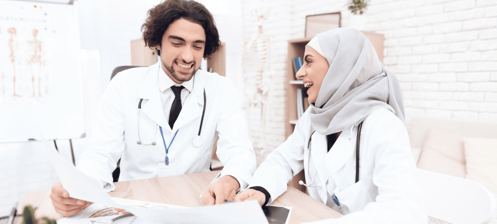 Recruiters using a healthcare ATS to improve the medical recruitment process. 