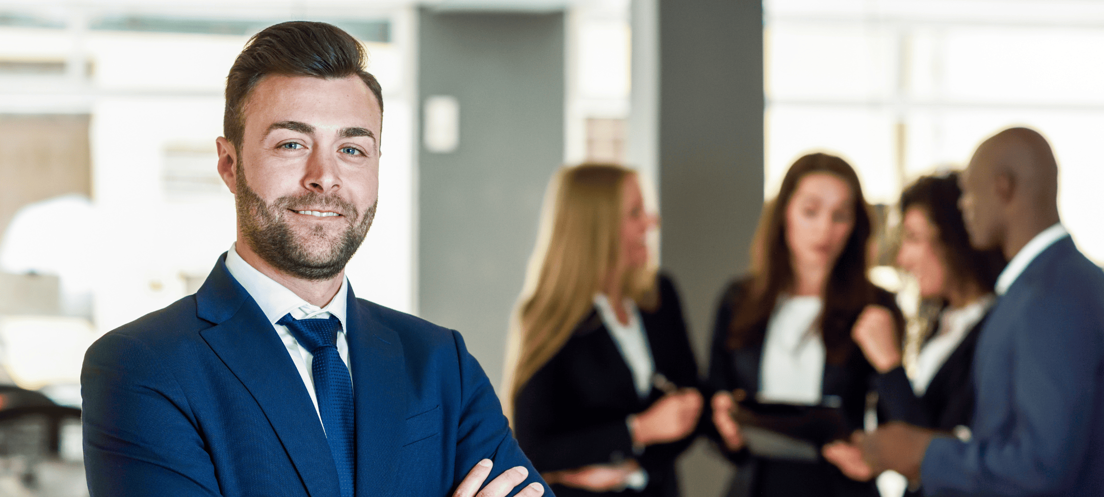 Man in HR responsible for creating a successful talent pool