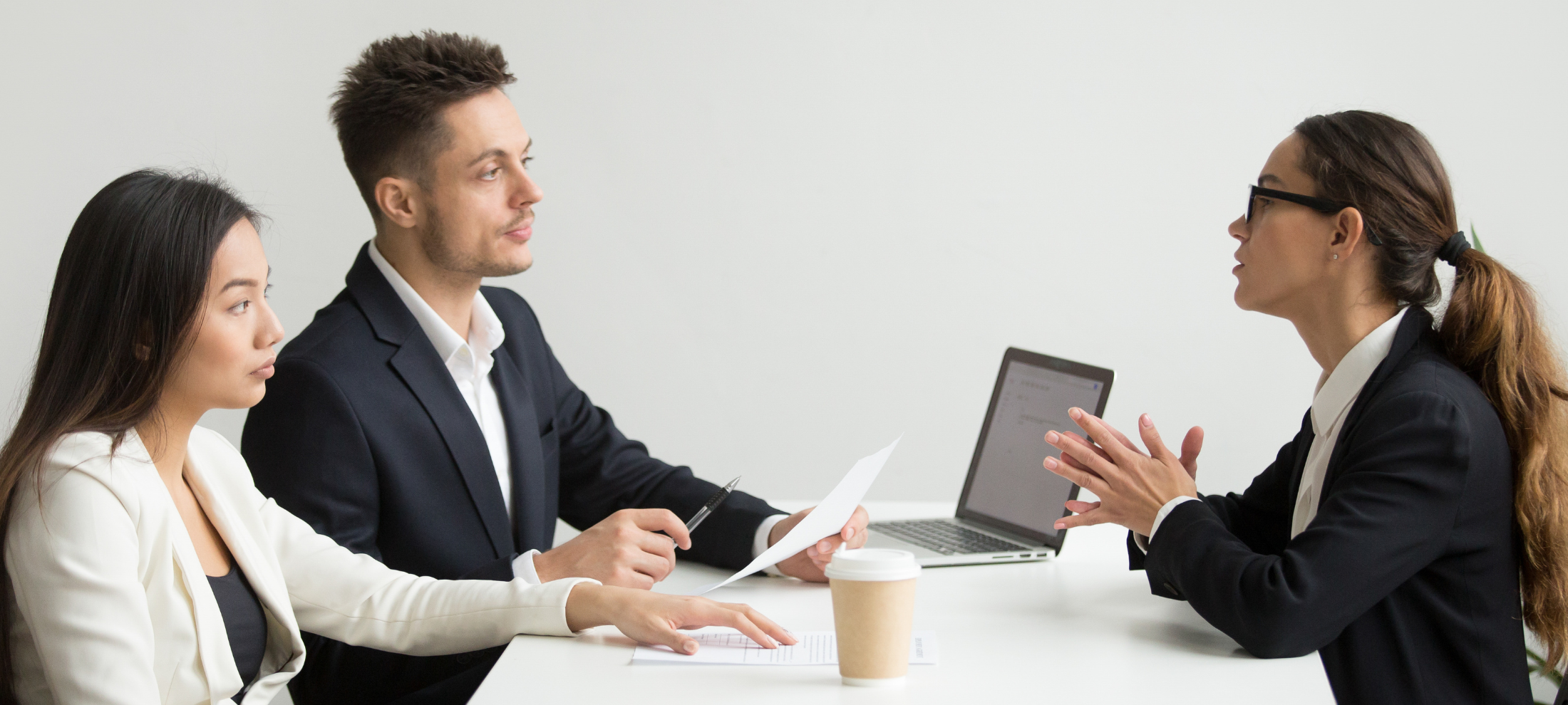 A recruiter asking Strategic Interview Questions