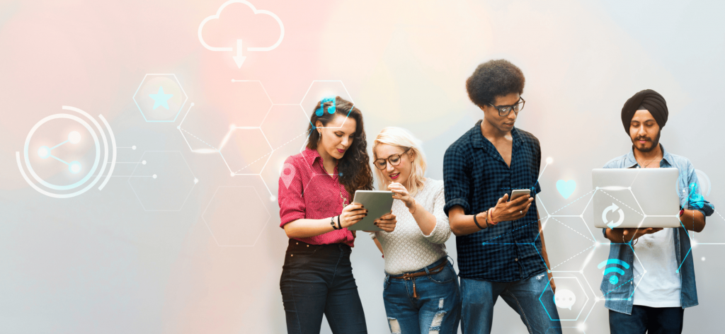 An image of a team trying to incorporate HR onboarding software