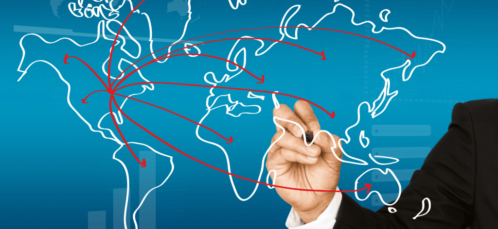 An image of a person studying the global trends 