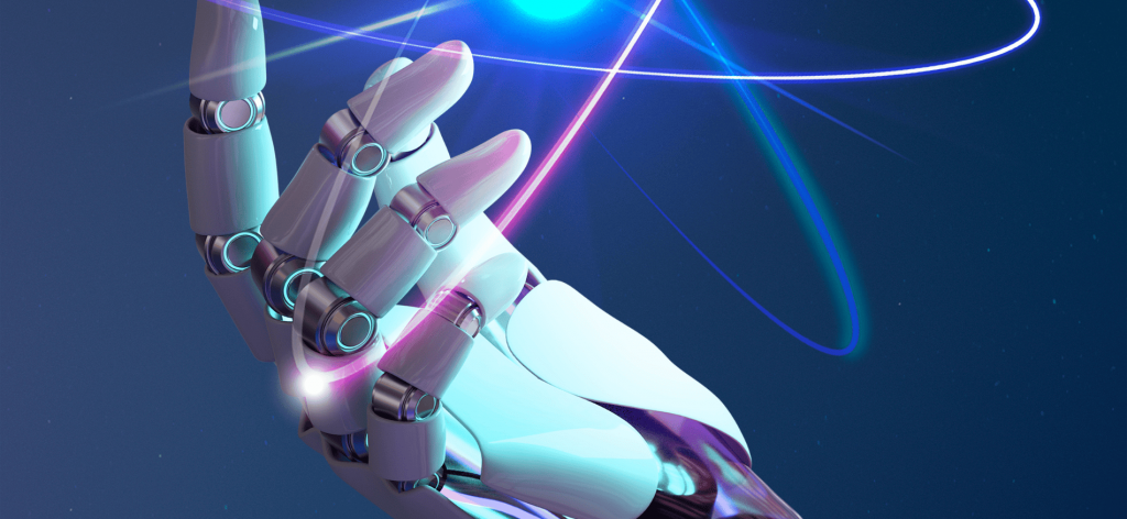 An image of a robot's hand