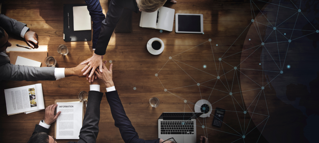 A powerful team working together.