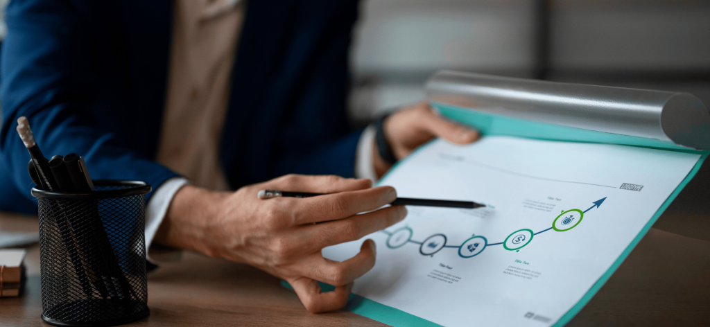 An image of a person discussing a data breach