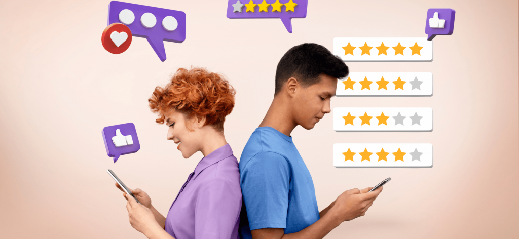 An image of users who use a video interviewing software