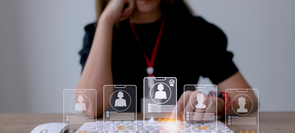 A recruiter is brainstorming to implement the hiring criteria she researched for 