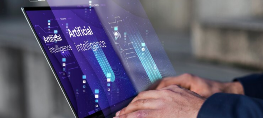 موظف يطبق إدارة الموارد البشرية عبر الذكاء الاصطناعي