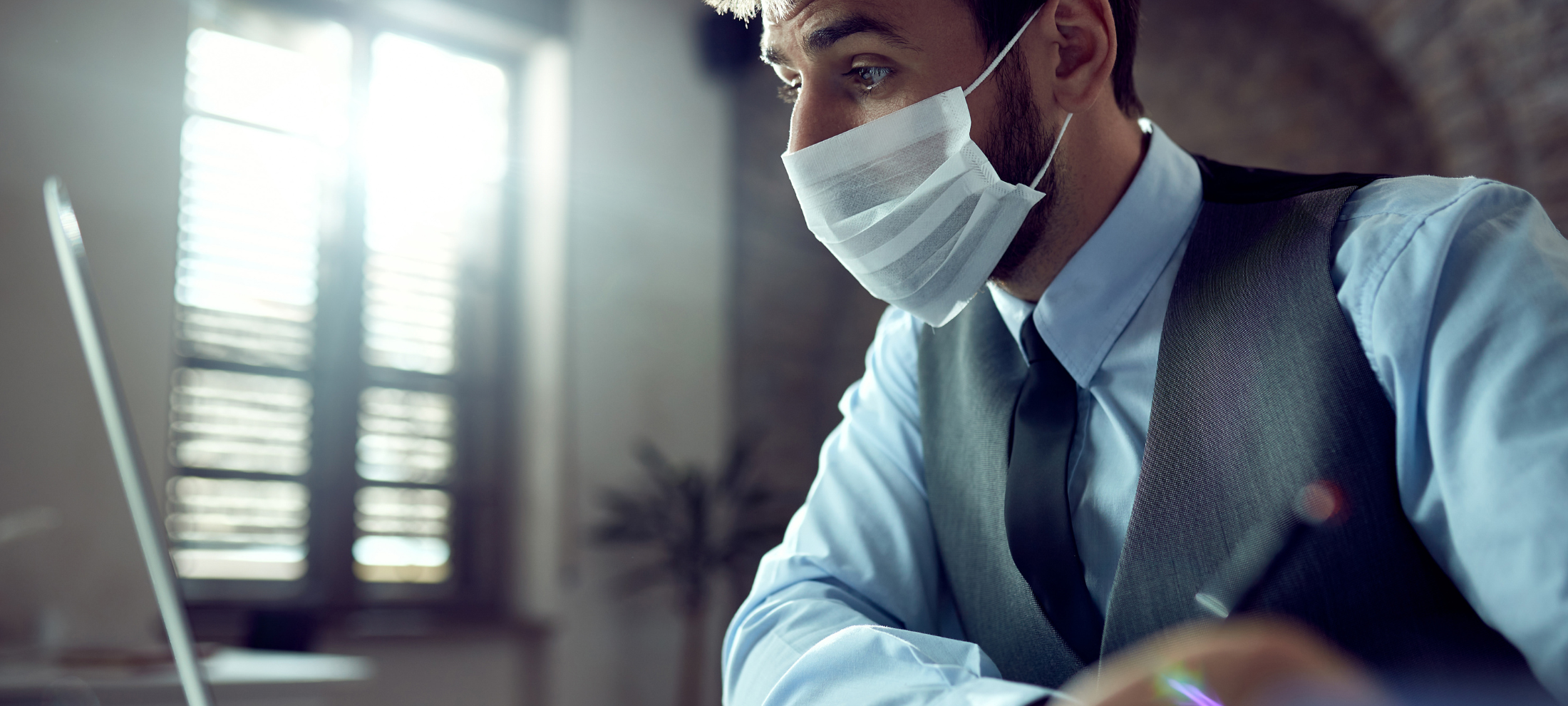 An HR manager sending sick leave policy to employees