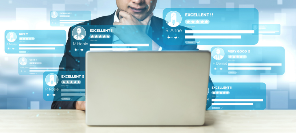 A recruiter using a recruiting ATS to find the best possible applicants 