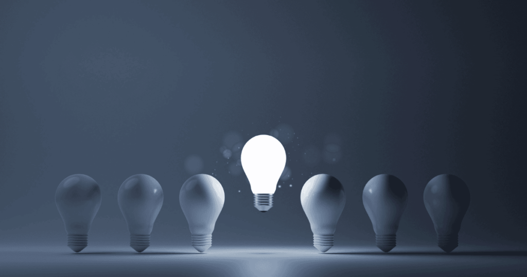 How to Use Hiring Analytics with EVA-REC To Track Your Recruiting Success | Elevatus An image of a bulb