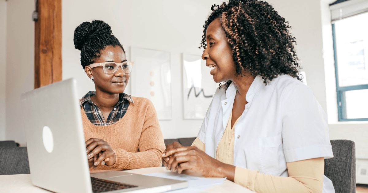 An image of a recruiter brainstorming medical recruitment strategies in an office setting."
