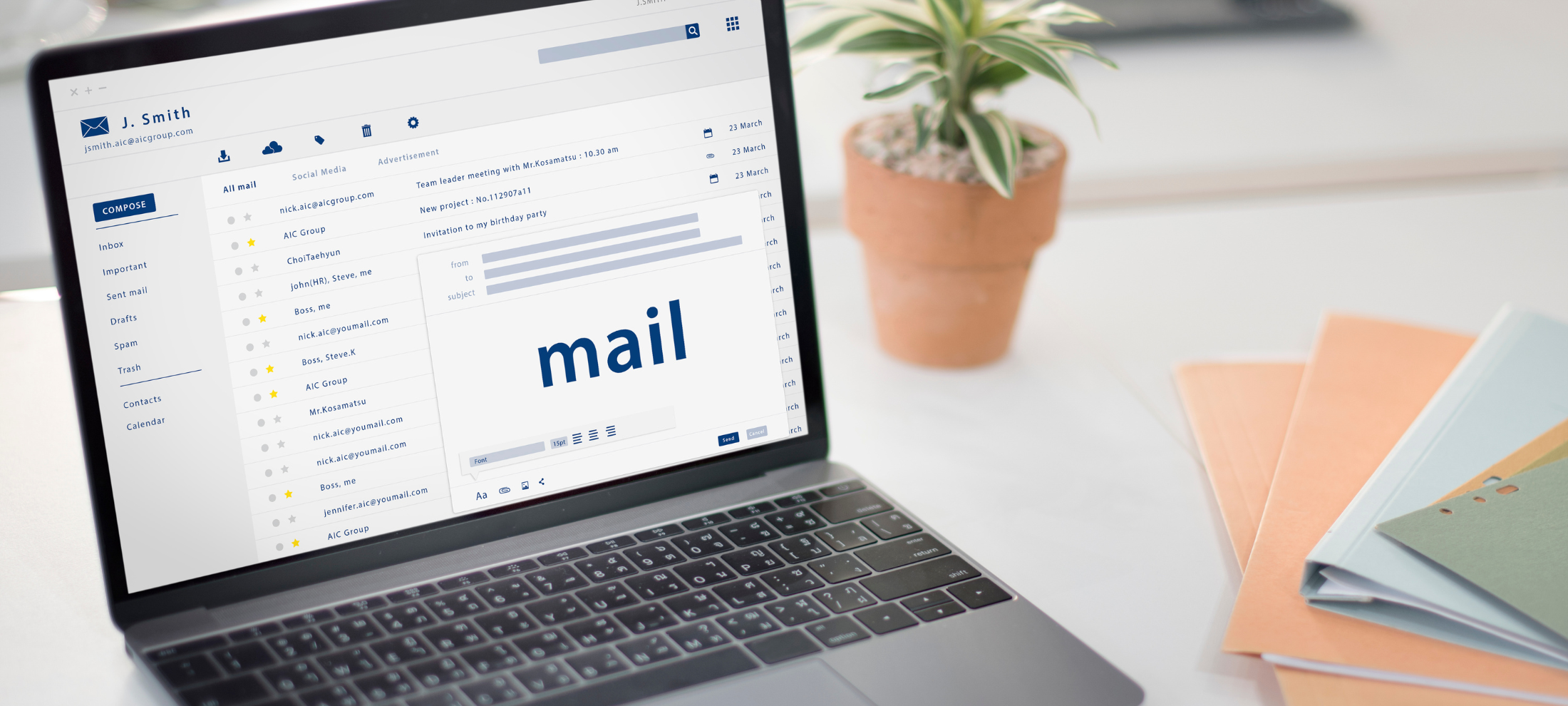 Am HR manager sending an acknowledgment of resignation email