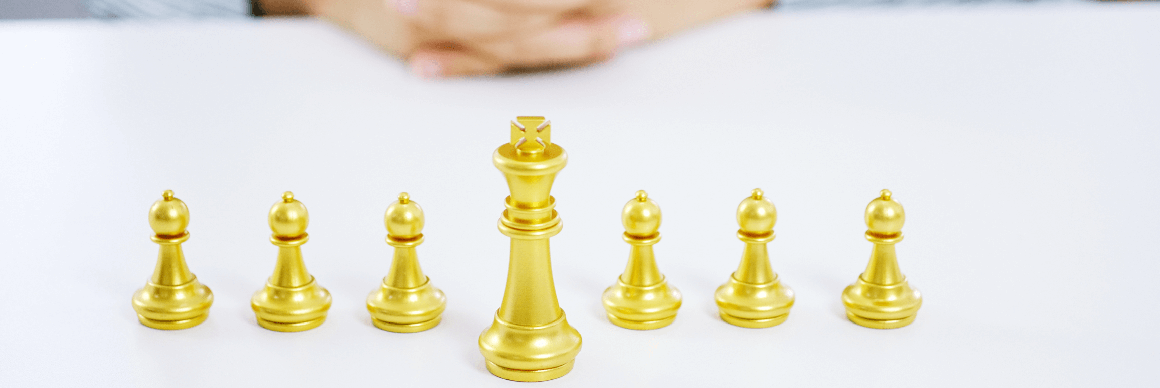 An image of a recruiter conducting recruitment sourcing while playing chess