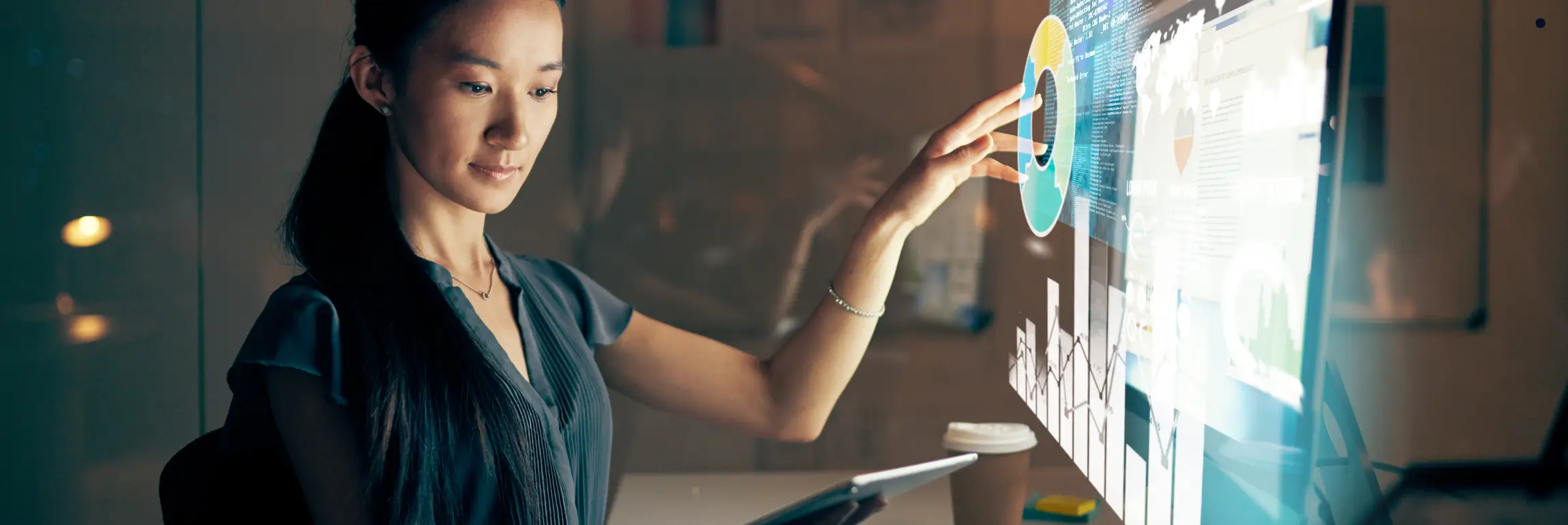 An image of an HR software interface automating payroll, attendance tracking, and compliance management.