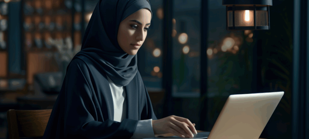 مرشحة تسجل مقابلات الفيديو بالذكاء الاصطناعي بالكويت