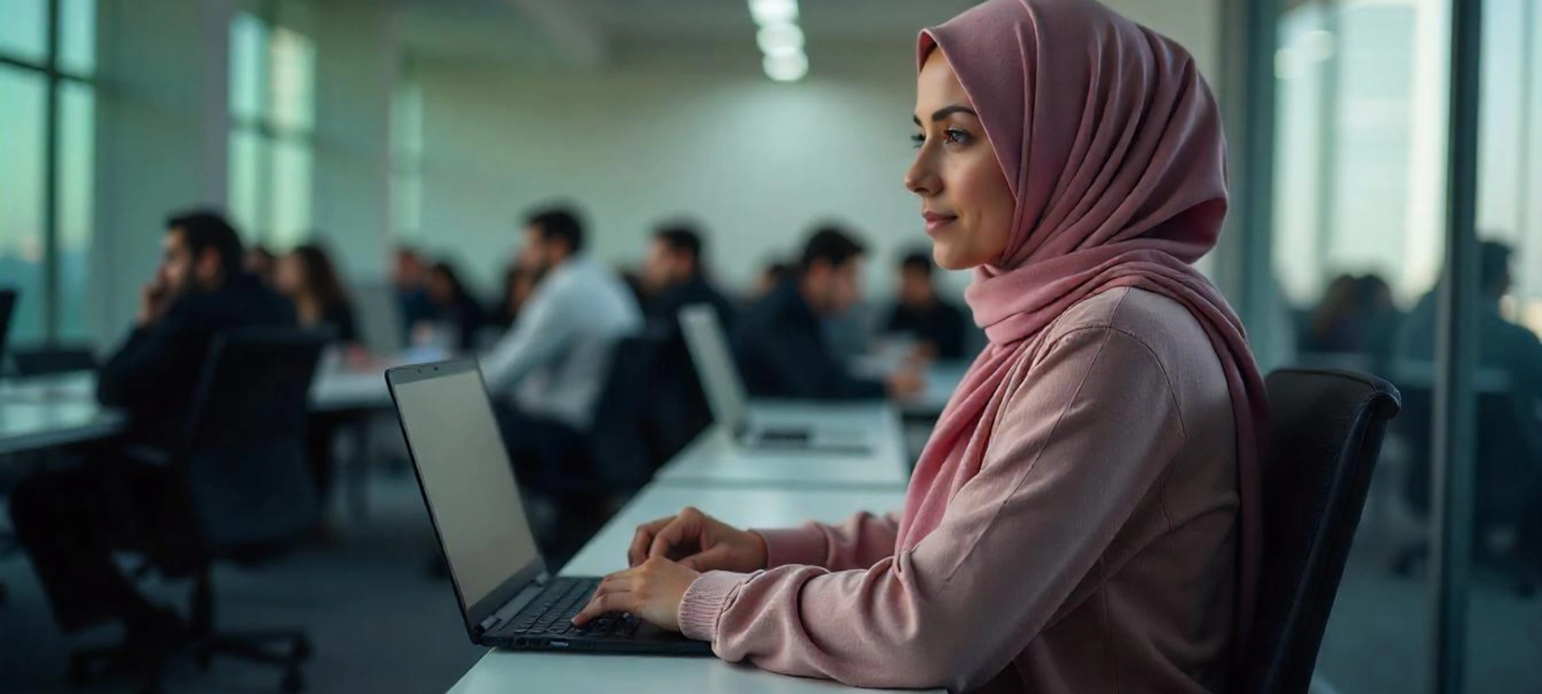 موظفة كويتية يستخدم نظام ATS للسيرة الذاتية