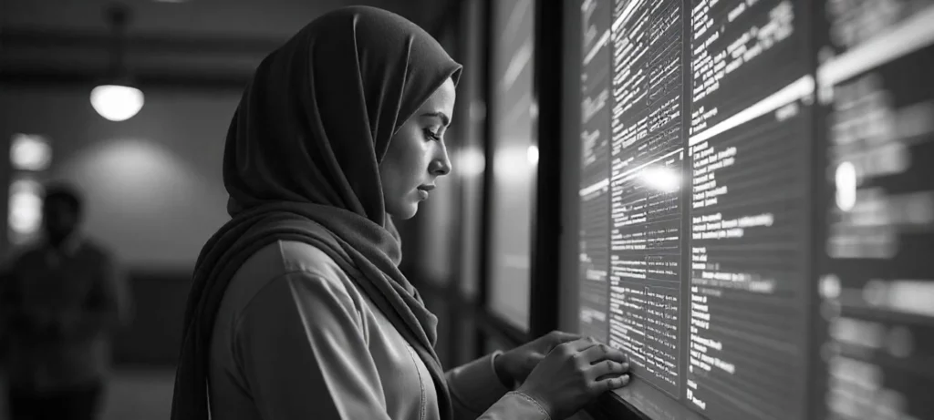 موظفة كويتية يستخدم  نظام ATS للسيرة الذاتية 