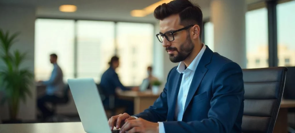 موظف كويتي يستخدم  نظام ATS للسيرة الذاتية 