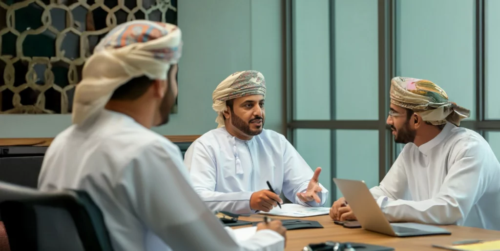 Interview assessment results being reviewed by HR in Oman