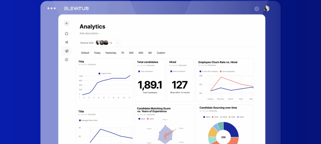 داشبورد نظام ATS للسيرة الذاتية من إليفاتوس