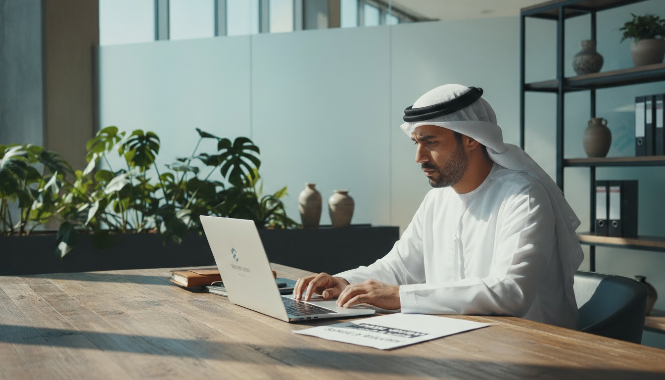 موظف يتلقى خطاب لفت نظر