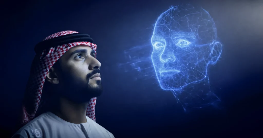 An image of a recruiter workspace with a computer monitor displaying personality tests.