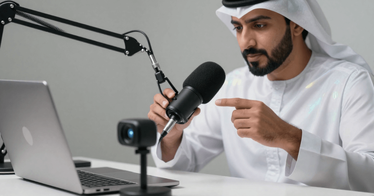 An image of a laptop showing a video interview setup used in a video interview instructions email template