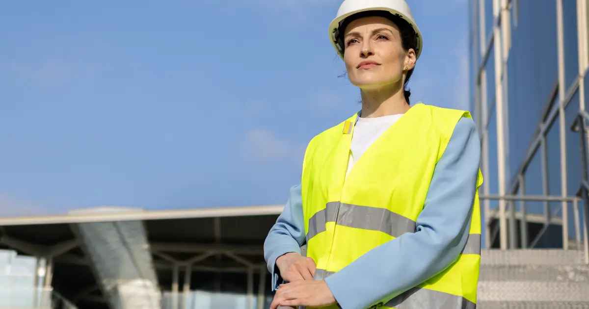 An image of a blue collar worker