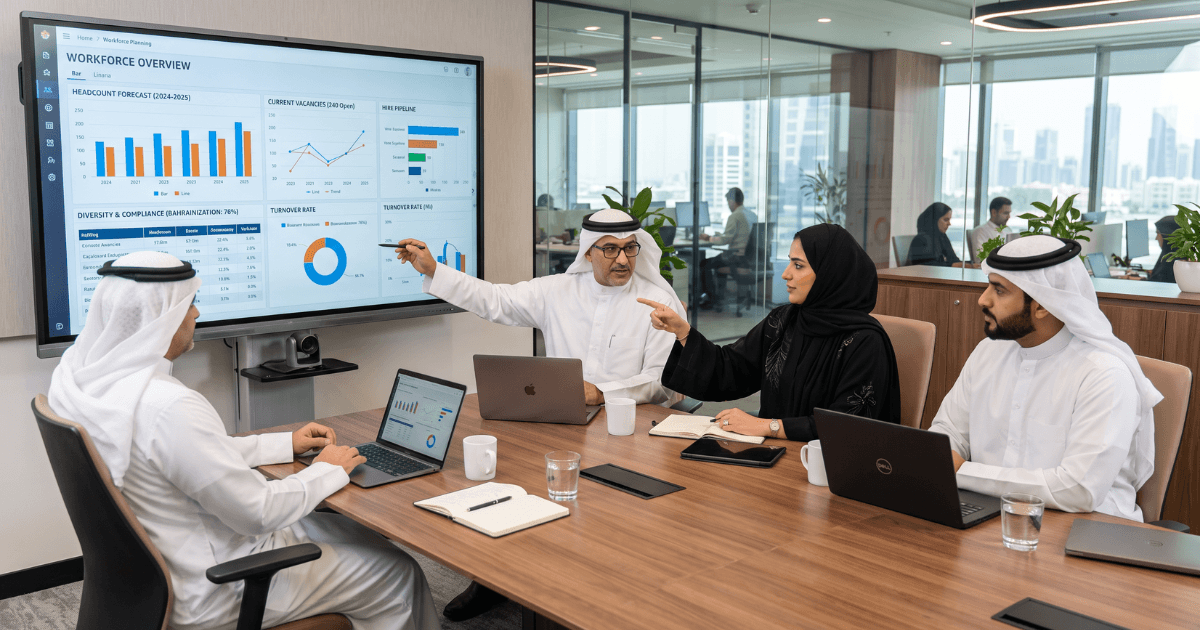 AI in HR dashboard showing automated candidate screening results