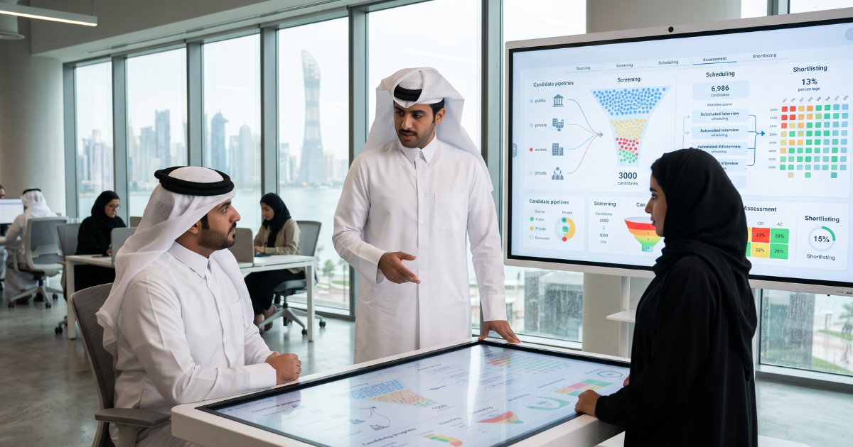 Skills gap analysis dashboard highlighting workforce competency scores