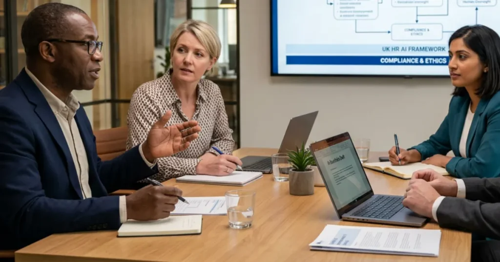 An image of a workforce planning strategy helping organisations identify skills gaps.