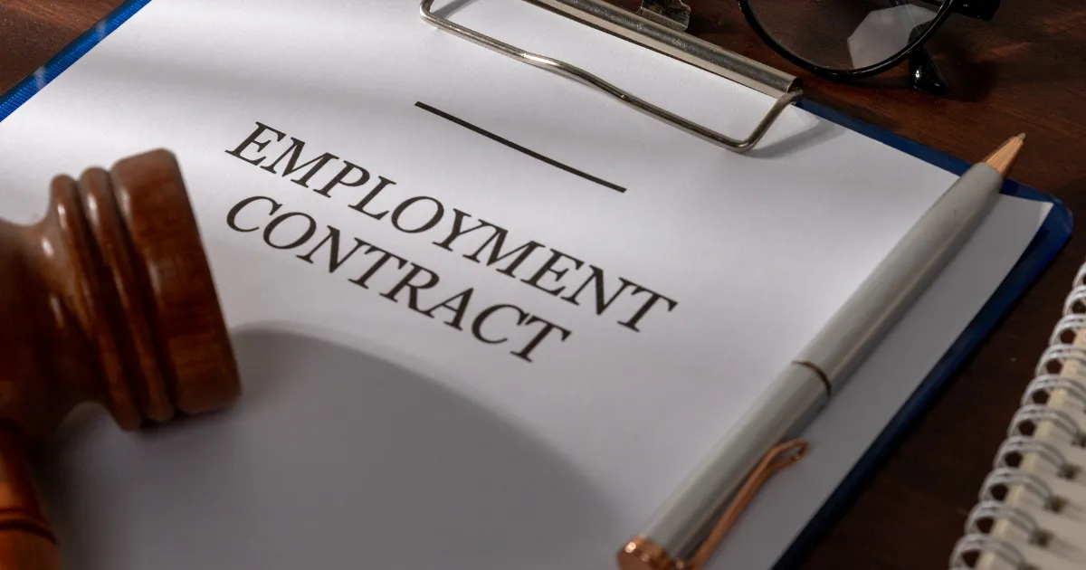 An image of a recruiter reviewing the Employment Rights Act UK hiring changes